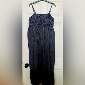 Smocked slip dress